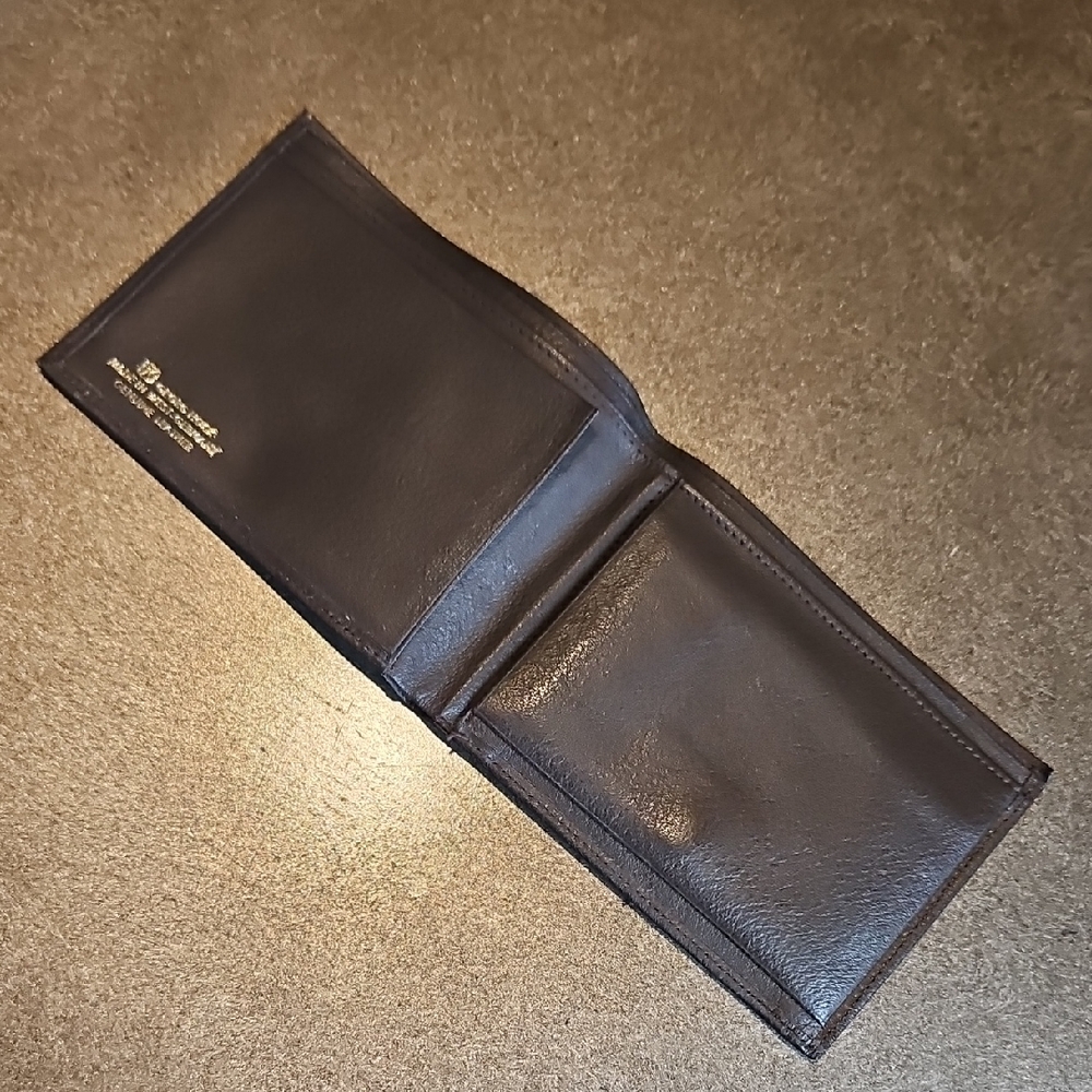 Vintage Georg Hock Wallet Brown Leather Weat Germany